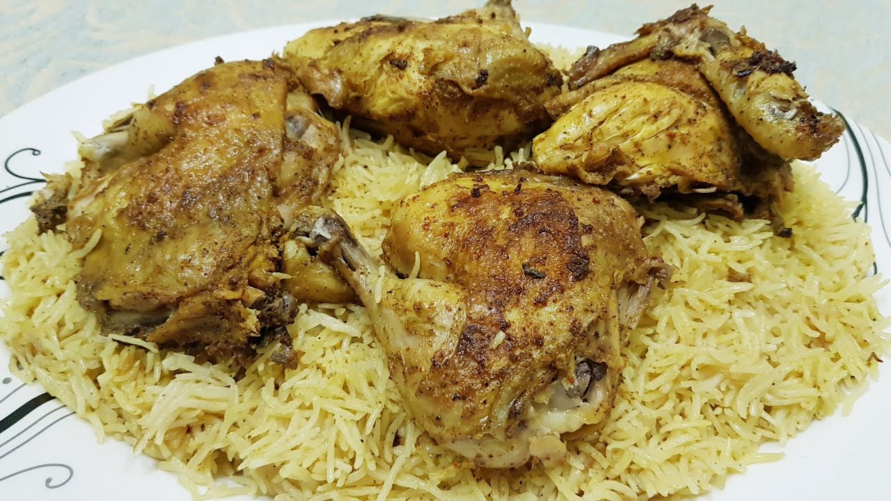 Arabic Chicken Mandi_How to cook Mandi Rice With Steam Chicken_Eid Special Recipe_مندي بلدجاج