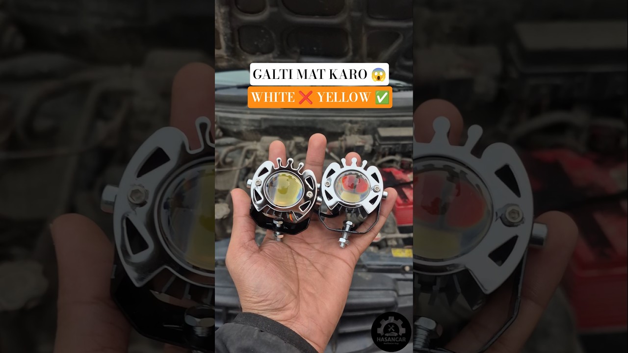 SSLG Fog Light 🔥 | Yellow + White Combo | Night Driving Test | Budget Fog Light 