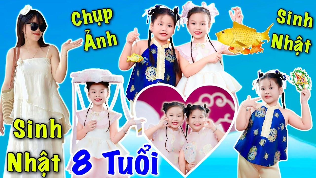 Quỳnh Nhi Và Bảo Hân Đi Chụp Ảnh Sinh Nhật 8 Tuổi