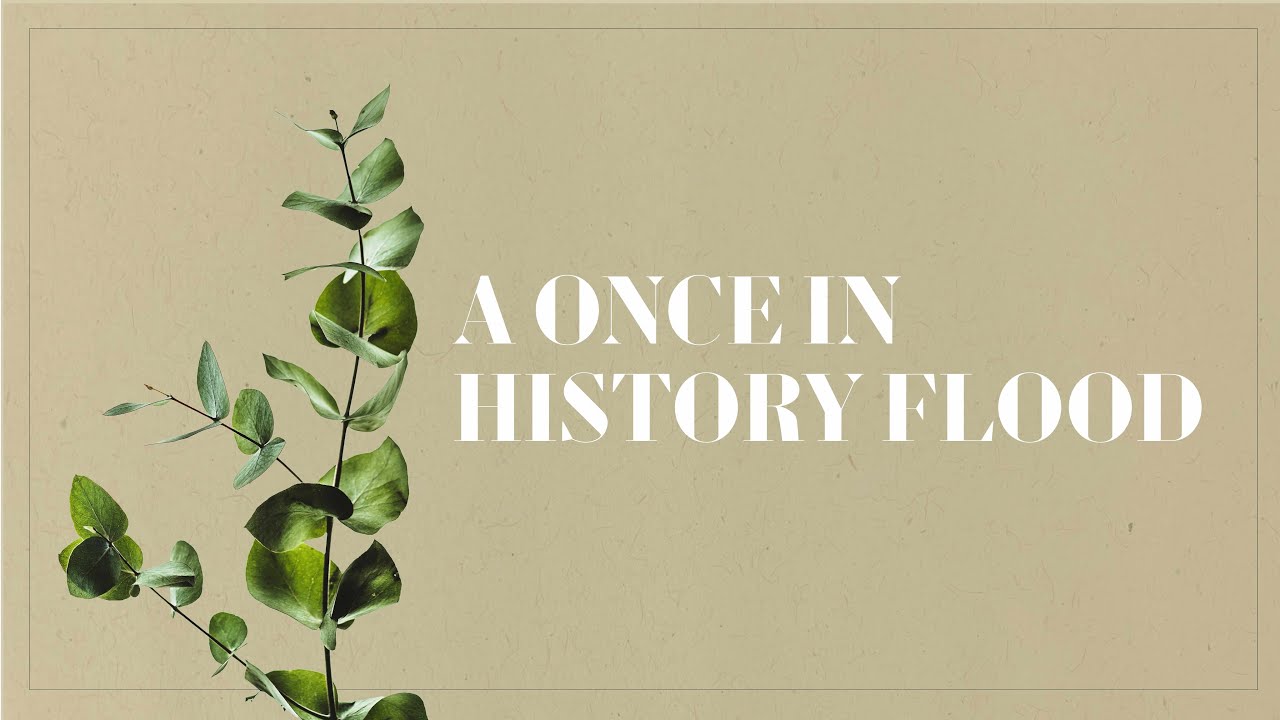 New Beginnings: A Once in History Flood