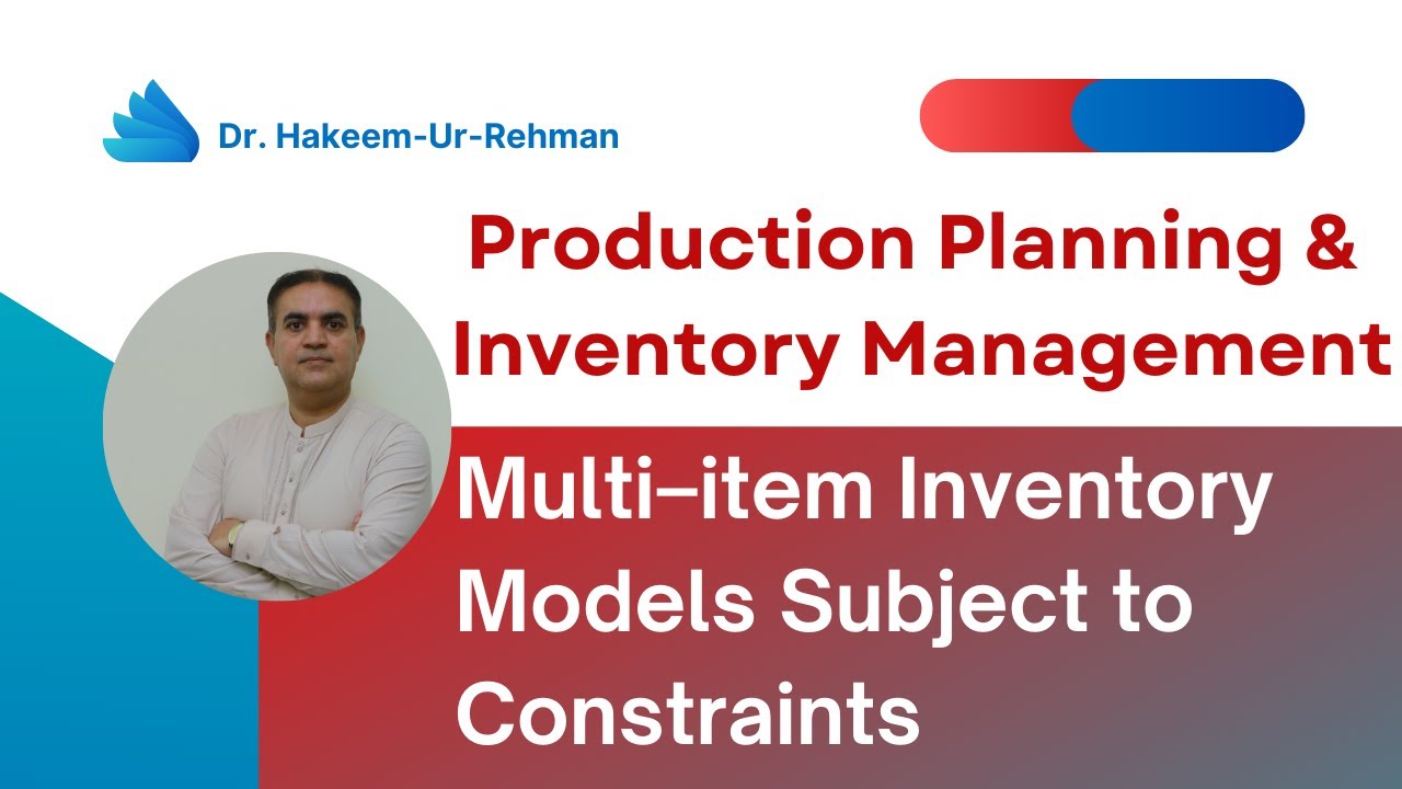 Multi-Item EOQ Models with Constraints | Lagrangian Optimization in Excel Solver & Goal Seek
