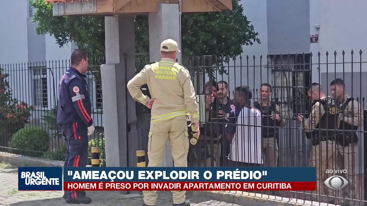 Homem ameaça explodir prédio em Curitiba