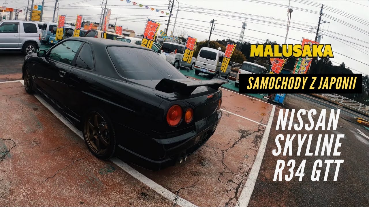 Nissan Skyline R34 GTT - Samochody z Japonii