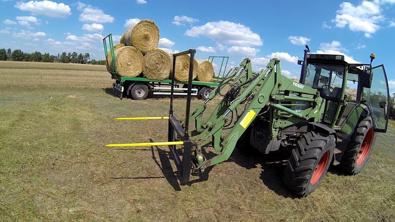 Smutasek pracuje #2 VLOG zwożenie słomy FENDT farmer 310 turbomatik żniwa 2018
