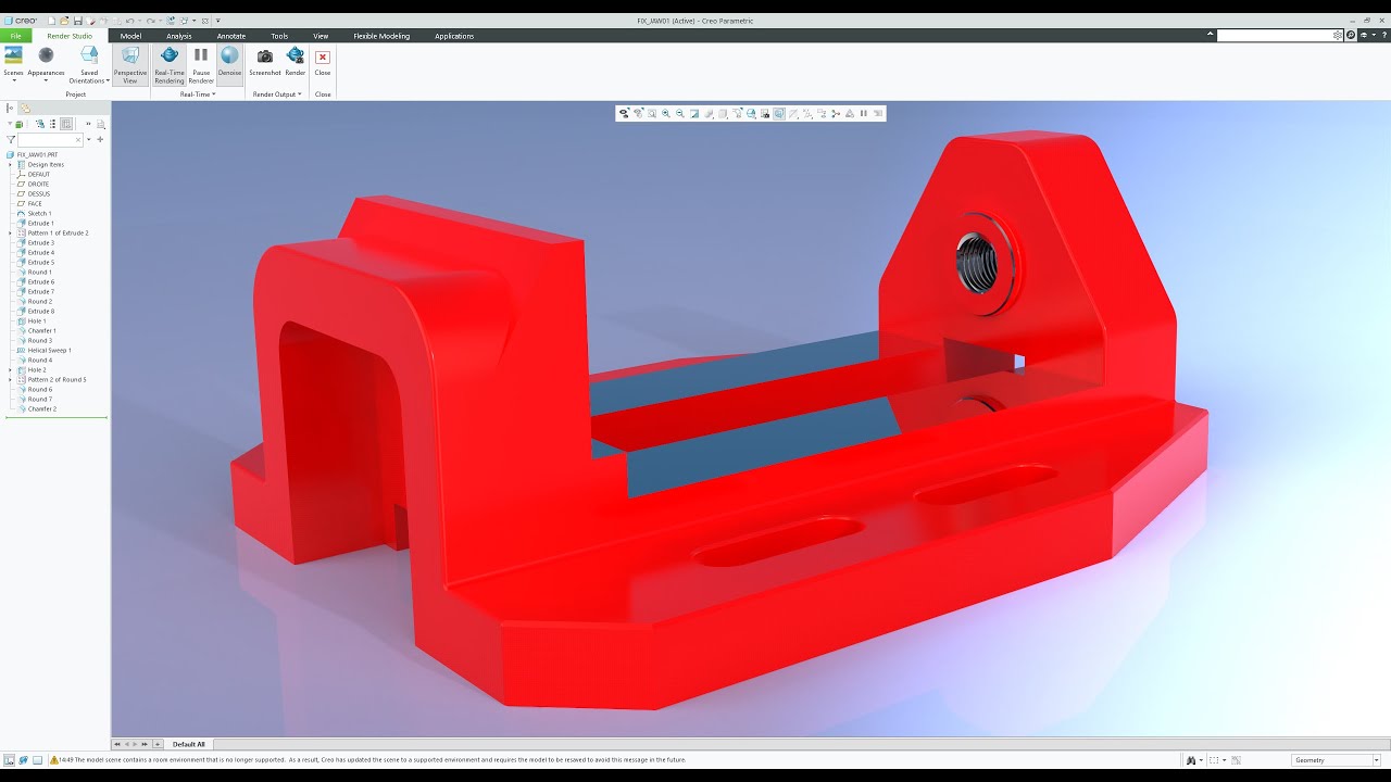 Creo PARAMETRIC VS Solidwoks, qui est le plus rapide ? Partie 1