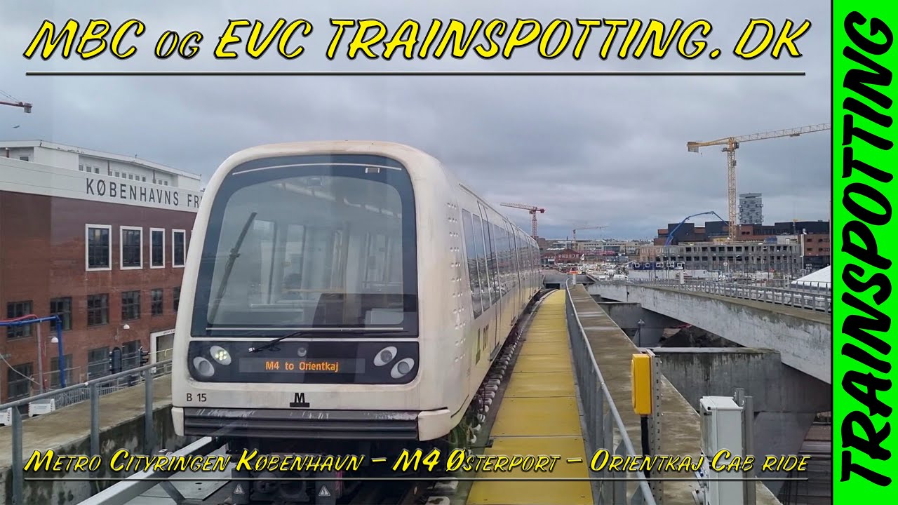Metro Cityringen København - M4 Østerport - Orientkaj Cab ride