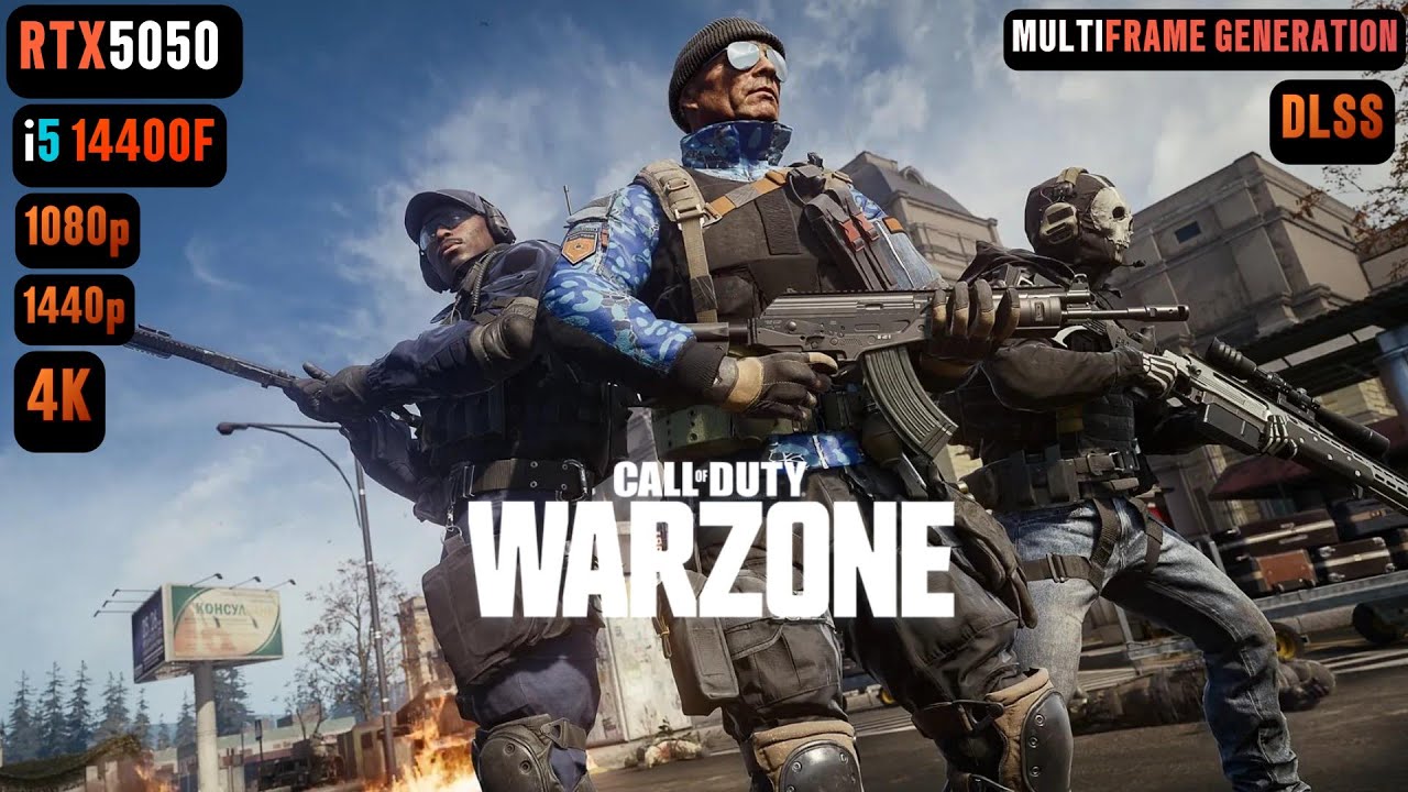 COD Warzone RTX 5050 FPS TEST | Call of Duty Warzone RTX 5050 & i5 14400F