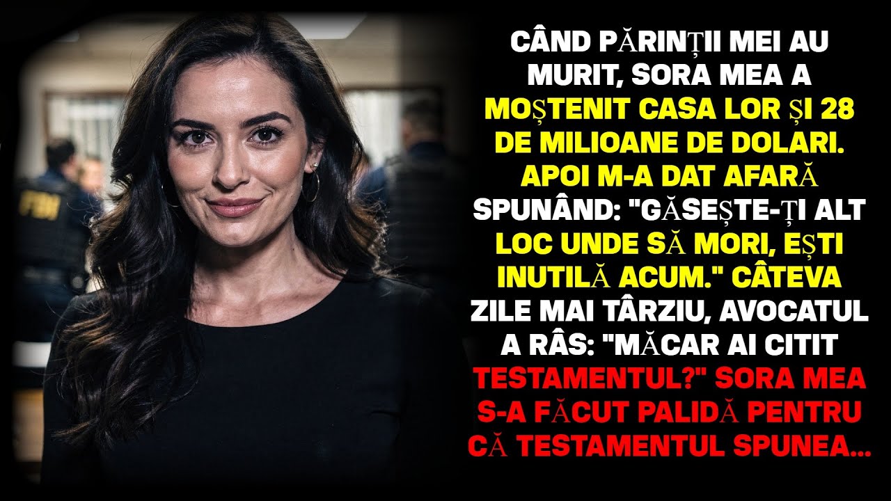 Sora A Luat $28M și M-a Dat Afară — Întrebarea Avocatului A SCHIMBAT Totul