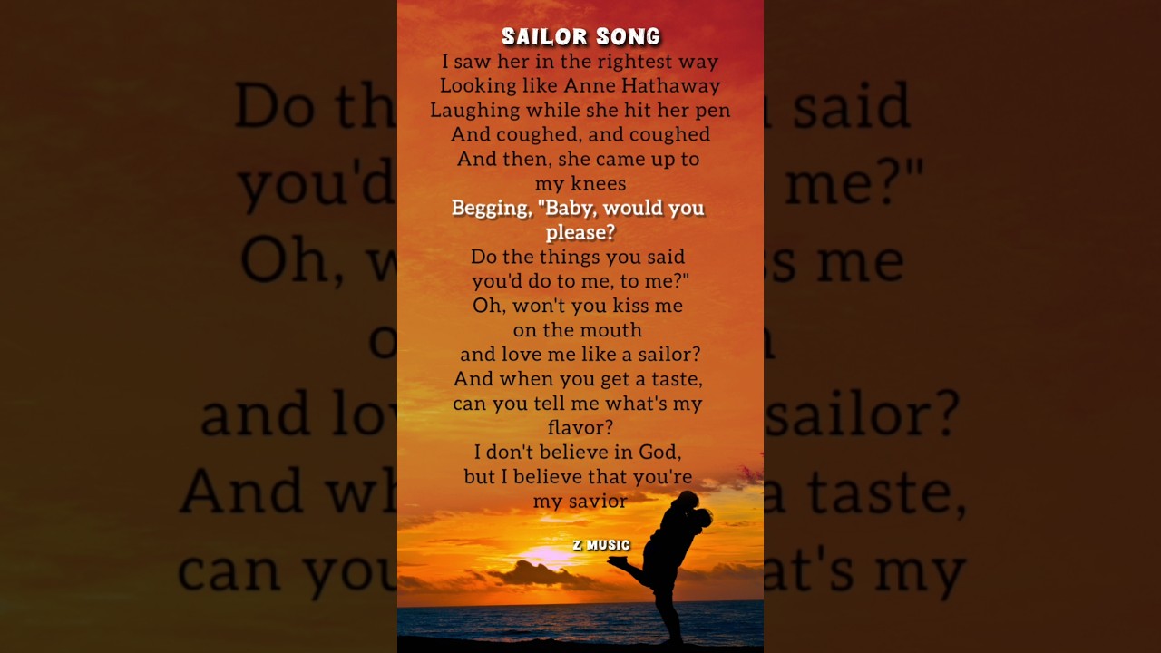 👉Gigi Perez - Sailor Song (Lyrics