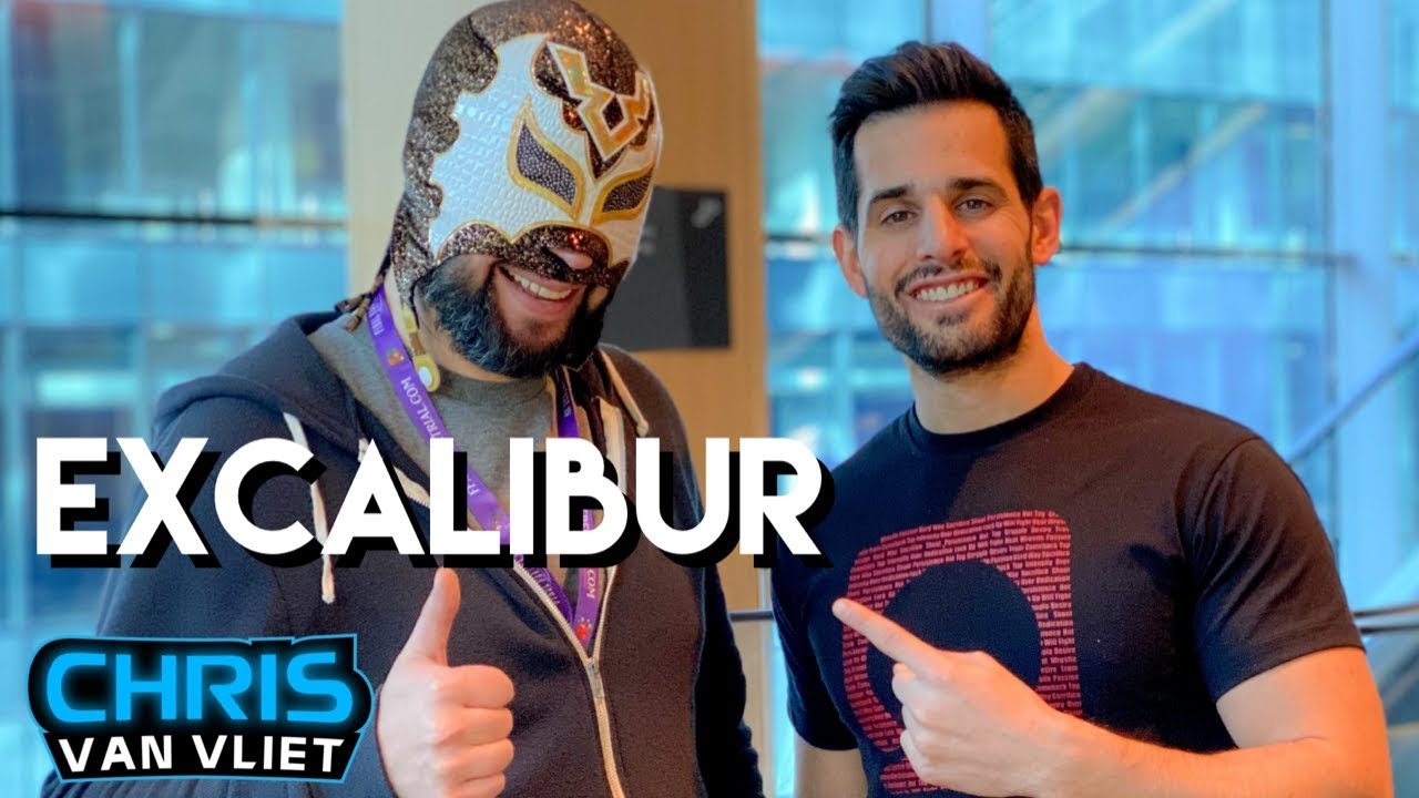 Excalibur explains his mask, AEW commentary, advice from Jim Ross, favorite calls, Cody, PWG