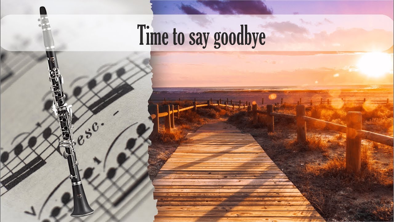 Partitura Time to say goodbye Clarinete Soprano