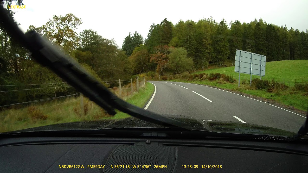 A85 A82 Detour around Rest and Be Thankful