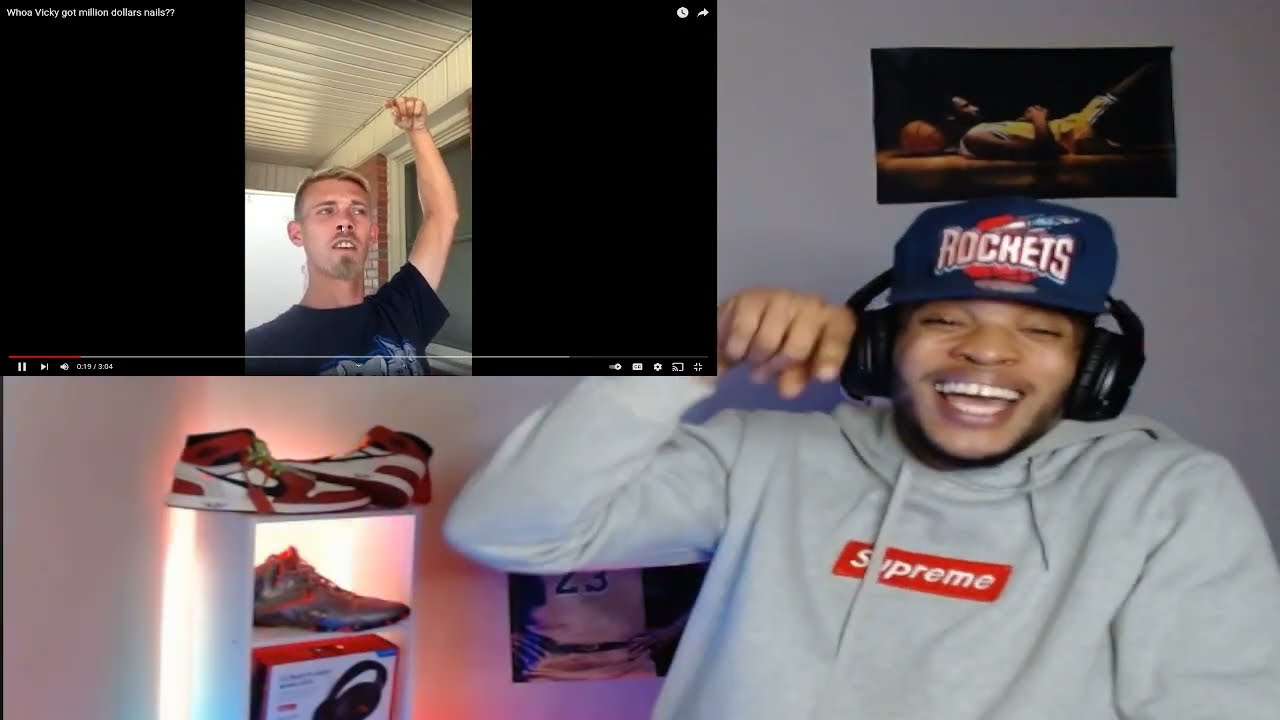 LMAO I'M DYING!! ANDREW CONN - WHOA VICKY GOT MILLION DOLLAR NAILS (REACTION)