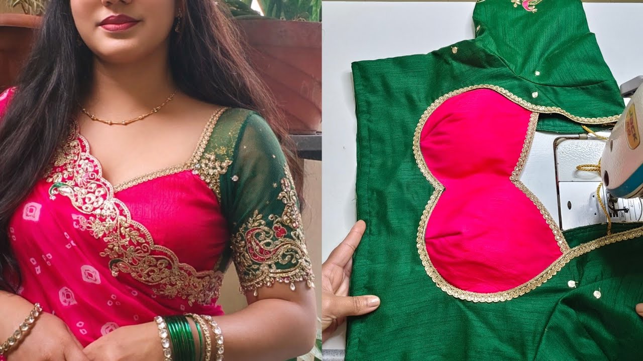 Madhubala Blouse Design Cutting | Madhubala Blouse Cutting and Stitching | Madhubala Blouse Pattern 