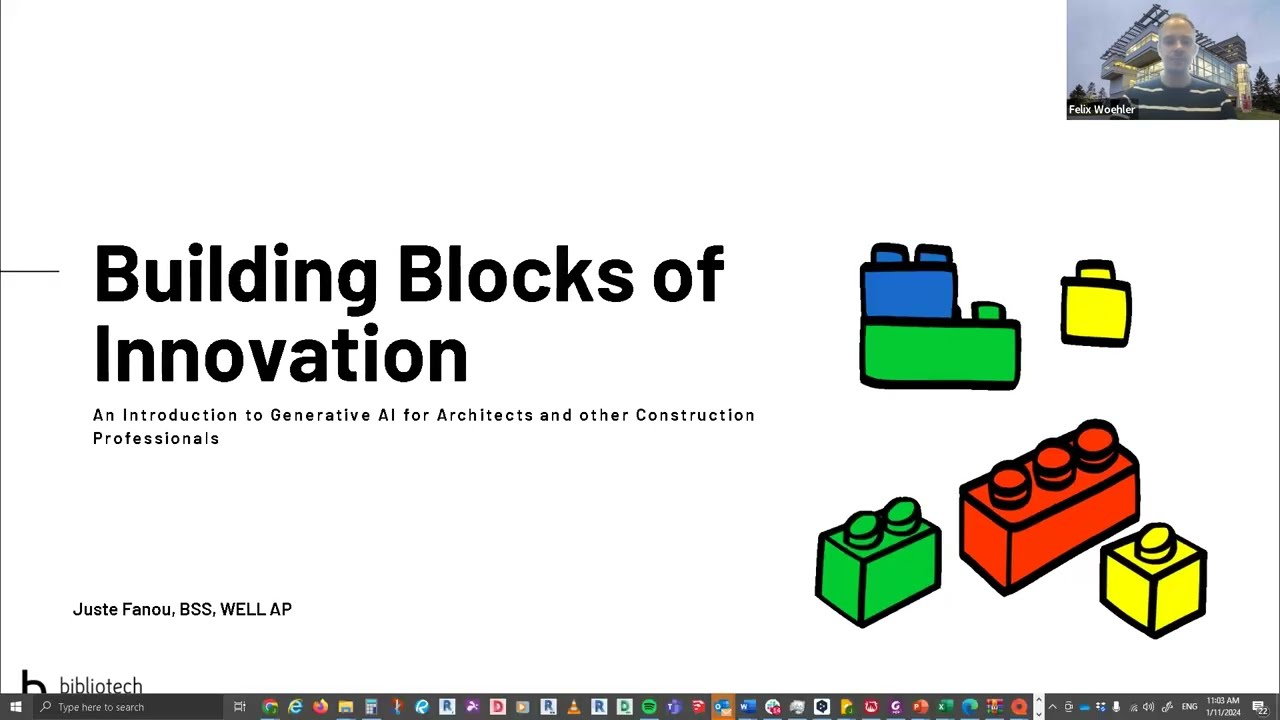 OAA Webinar: Building Blocks of Innovation: Introduction to Generative AI for Architects