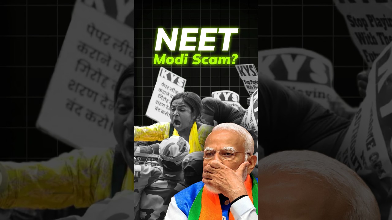 NEET Exam Paper Leak Modi Connection? 📜📄🩺 #modi #paperleak