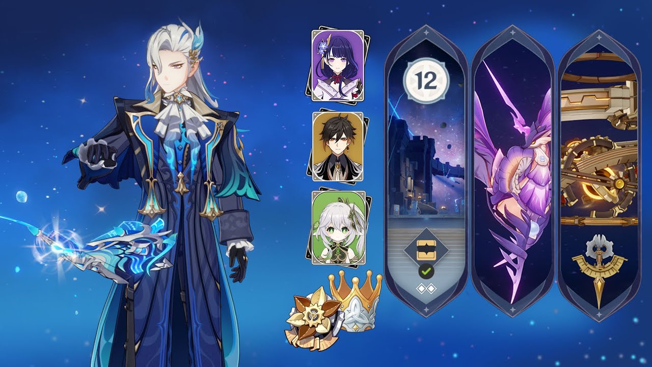 C0 Neuvilette R1 Eternal Flow Showcase - Genshin Impact 4.1