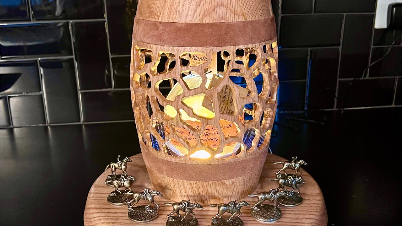 Woodturning - THE ULTIMATE Blanton's Bourbon Stopper Display 🥃