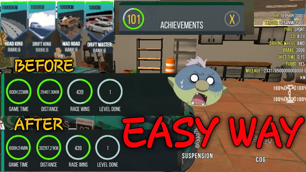 Cara hack achievement car parking multiplayer menggunakan GameGuardian🤔 | PERMANENT