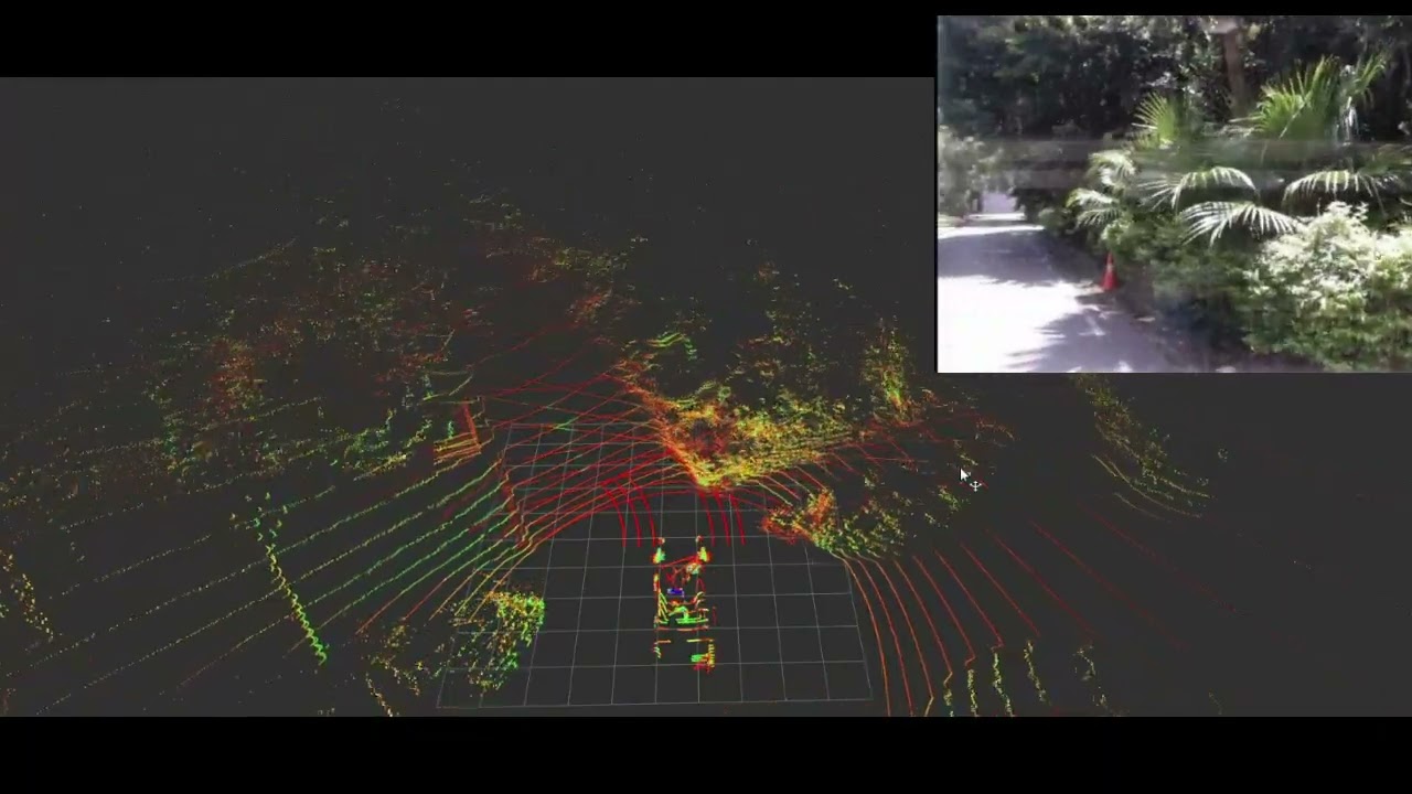 Lateral control with obstacle detection of driverless minibus tested on NTNU Campus. (x2 speed)