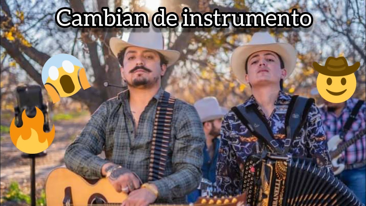 Los Dos Carnales cambian de instrumento en vivo 😲💯