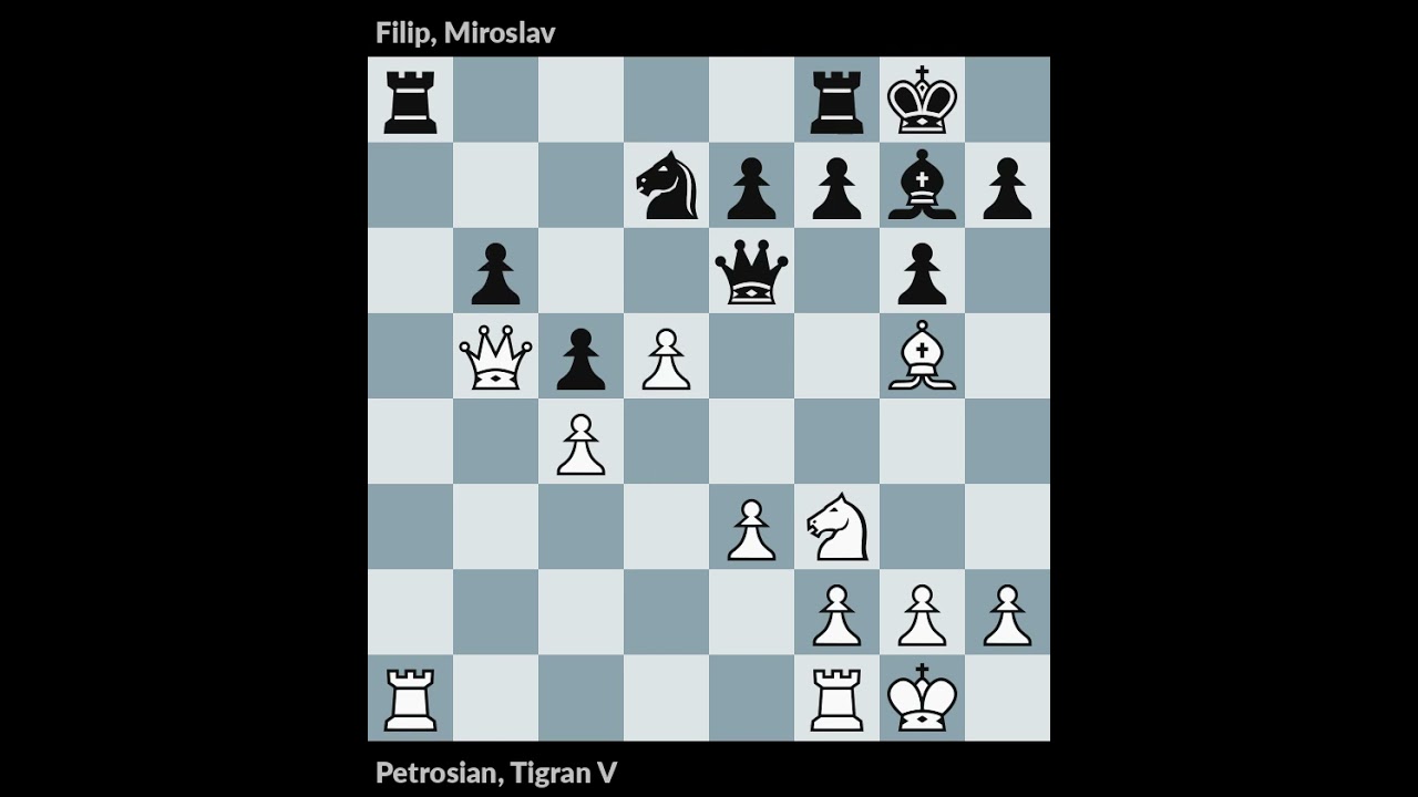 Bucharest 1953 | Petrosian vs Filip | Round 17