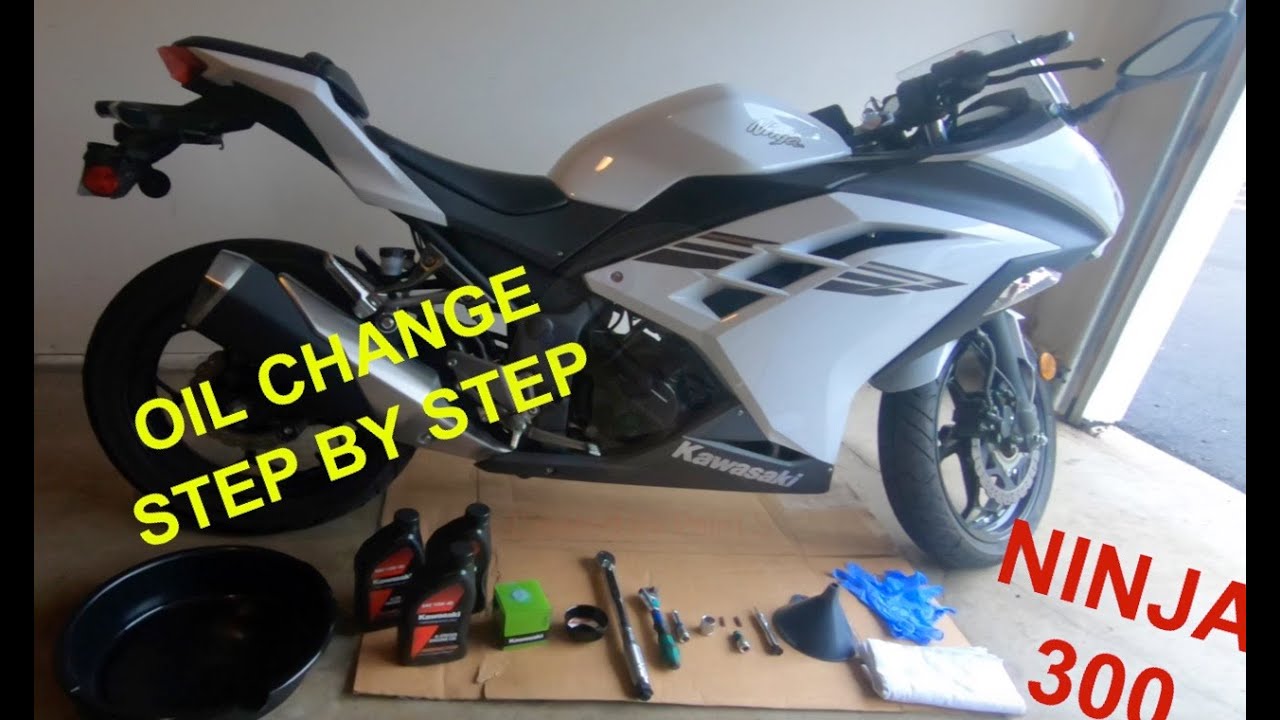 Ninja 300 Oil Change - Best step by step!