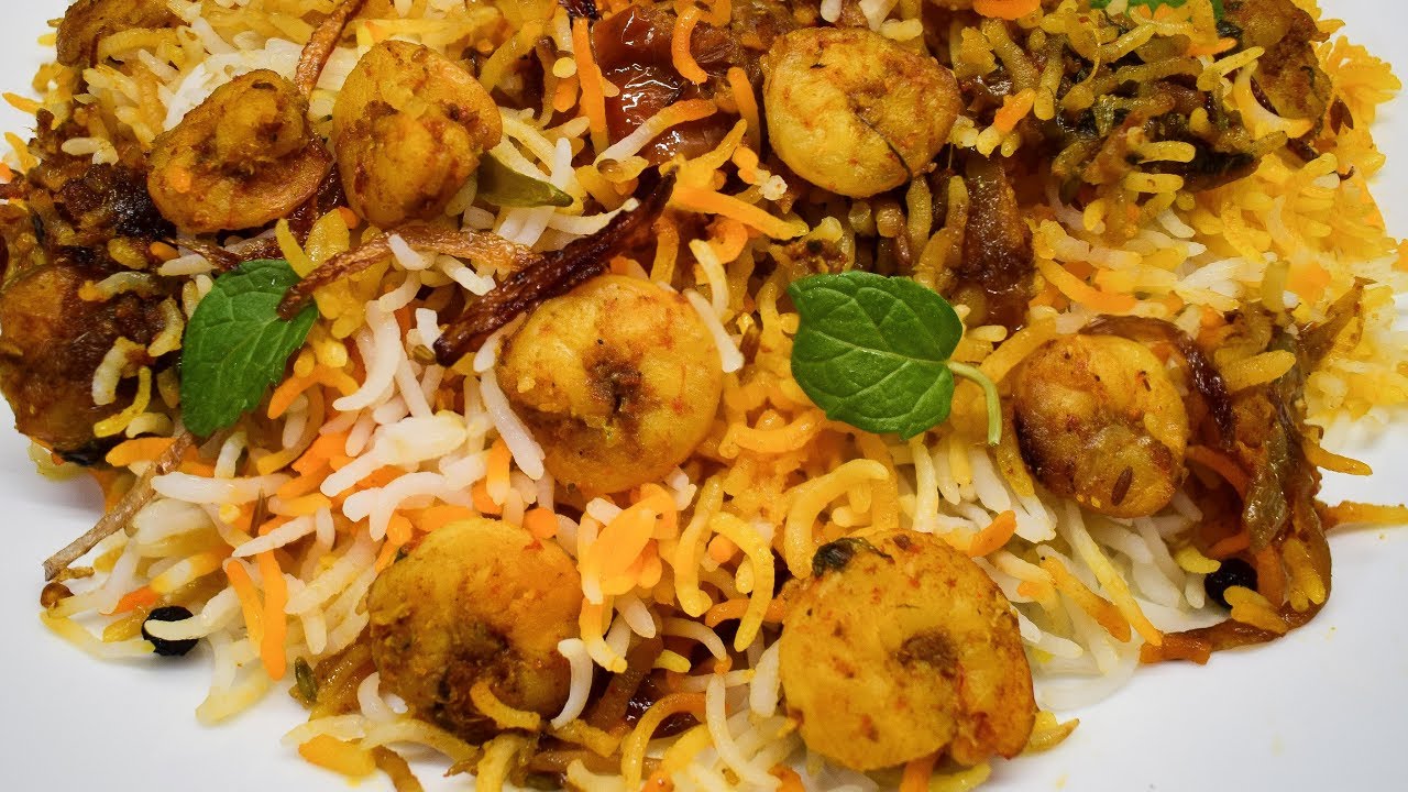Prawns Dum Biryani | झींगा / प्रॉन बिरयानी | Shrimp / Jhinga Biryani |  | How to Make Prawns Biryani