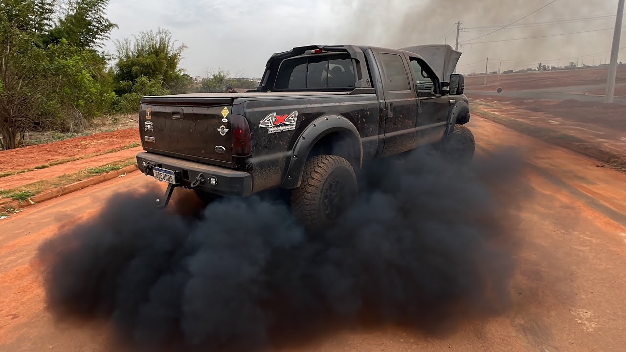 F-250 MAX POWER 4x4 COM MOTOR CUMMINS 6cil 500cv BI TURBO!!!🔥🔥MONTRA!!!🚜💨💨