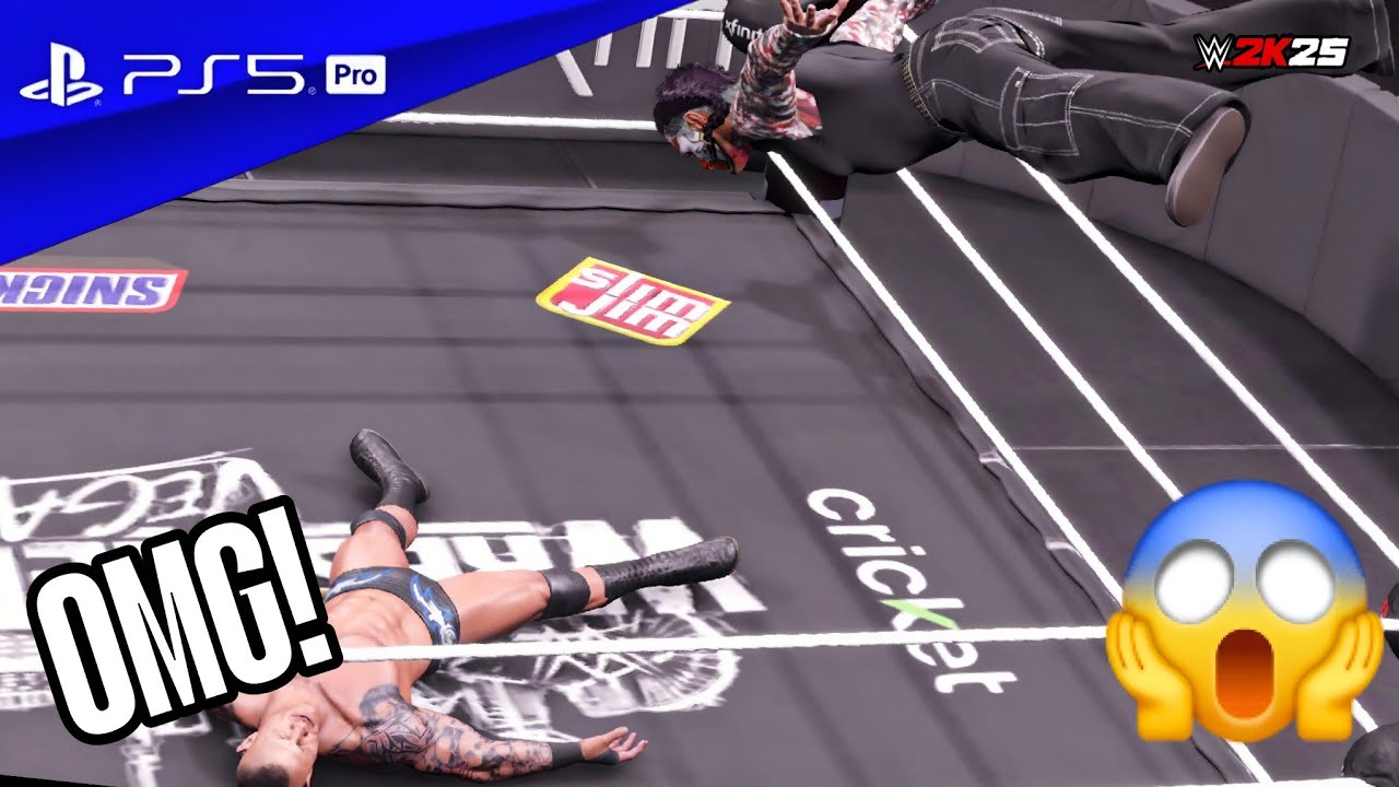 WWE 2K25 - Jeff Hardy vs. Randy Orton Extreme Rules Match at WrestleMania 42 | PS5 Pro [4K60 HDR]