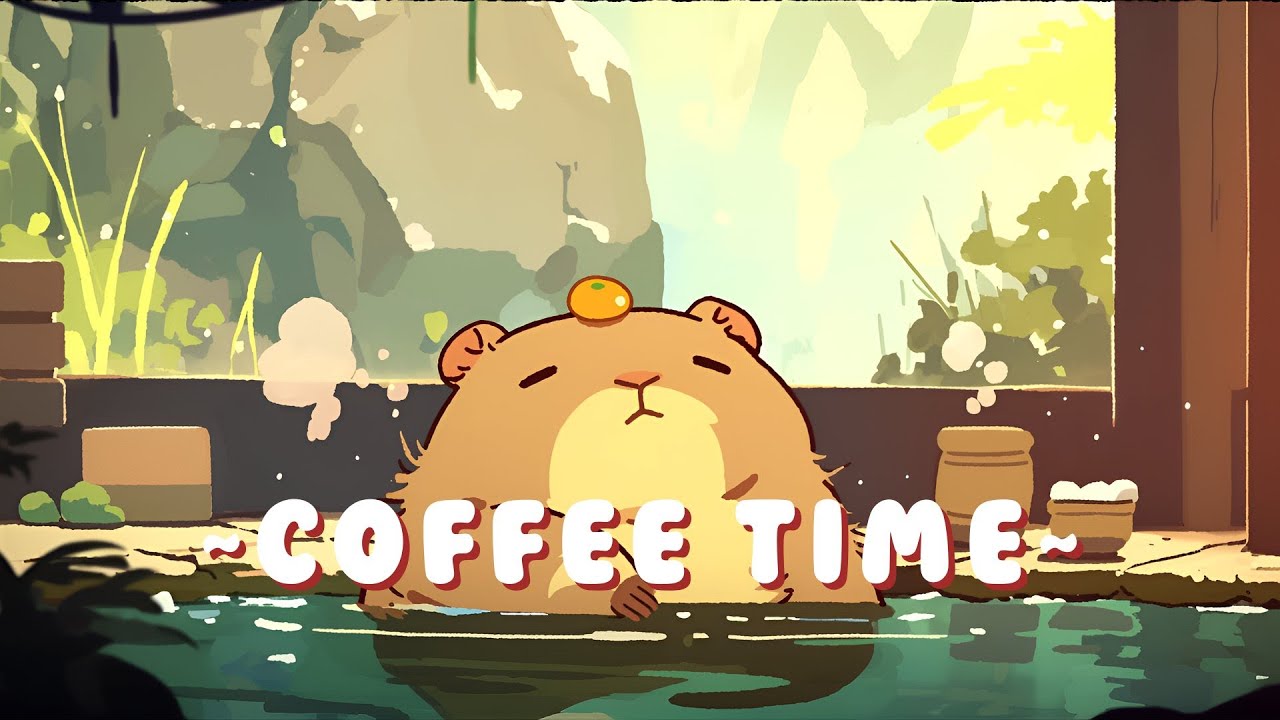 Capybara Study Beats - Chill Jazz Beats to Relax/Study ~ Quiet Moments ~ 🦫 🎮 ☕
