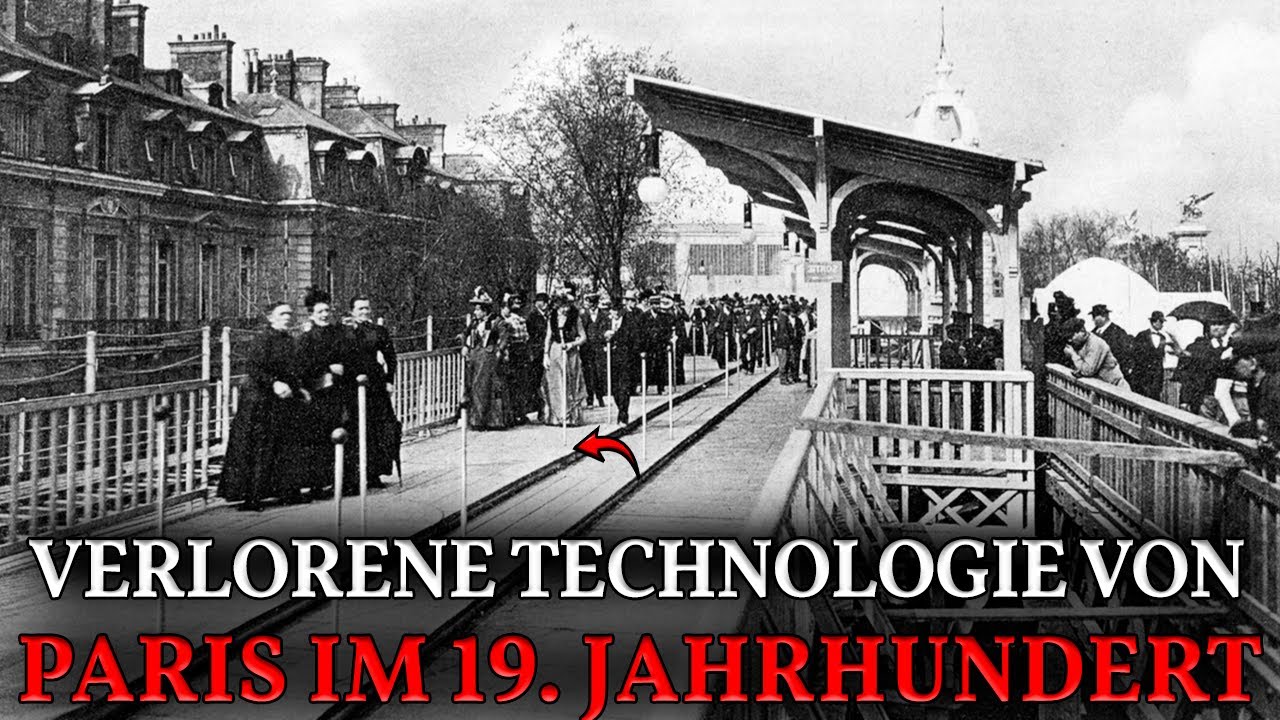 LAUFBÄNDER des 19. JAHRHUNDERTS? Bewegliche Bürgersteige von Paris 1900 Die Wir 