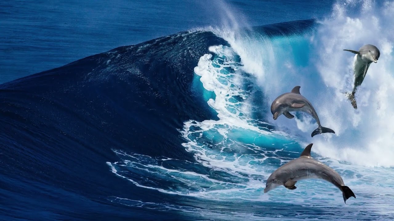 Dolphin dancers….. peaceful piano improvisation….￼ song blessing offered with love