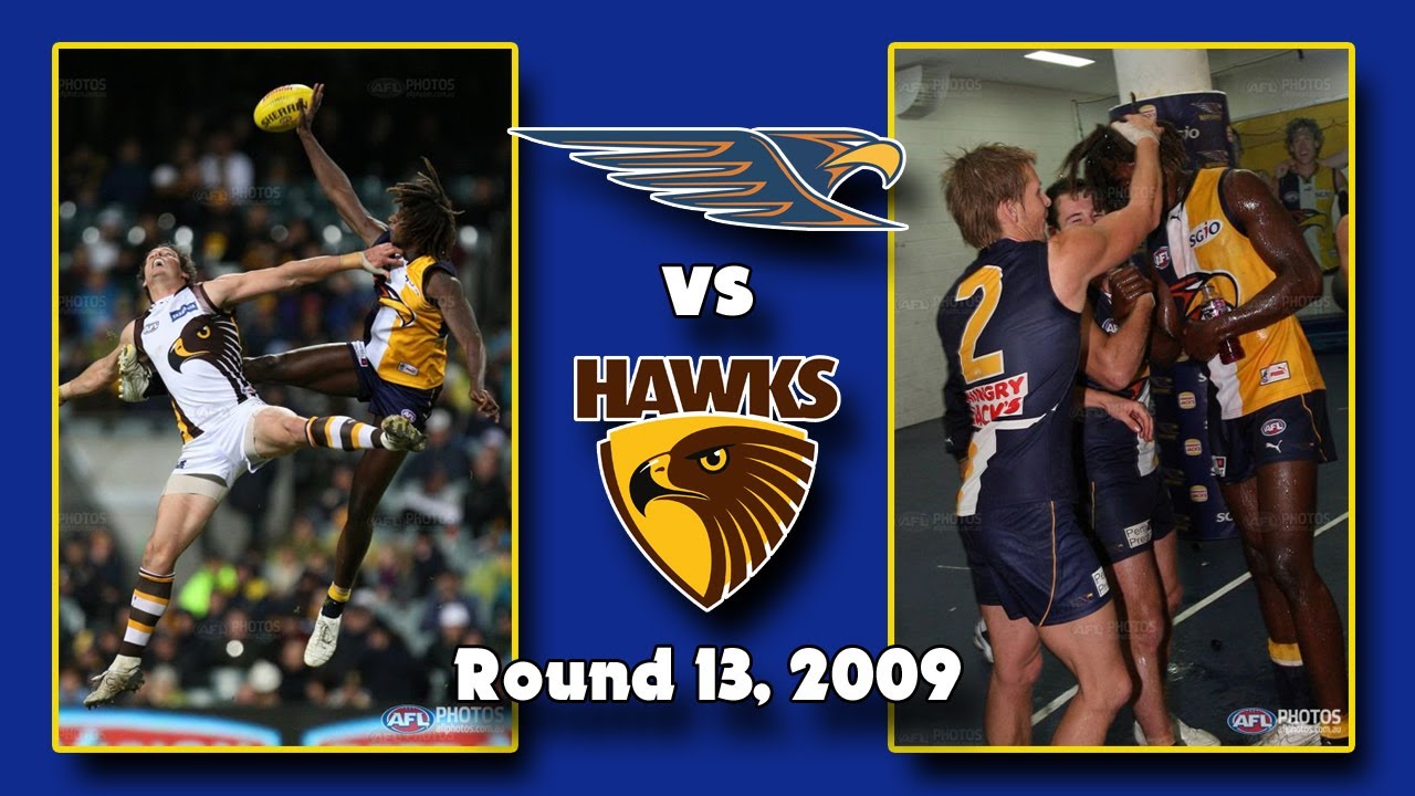 Round 13, 2009 - West Coast Eagles vs Hawthorn