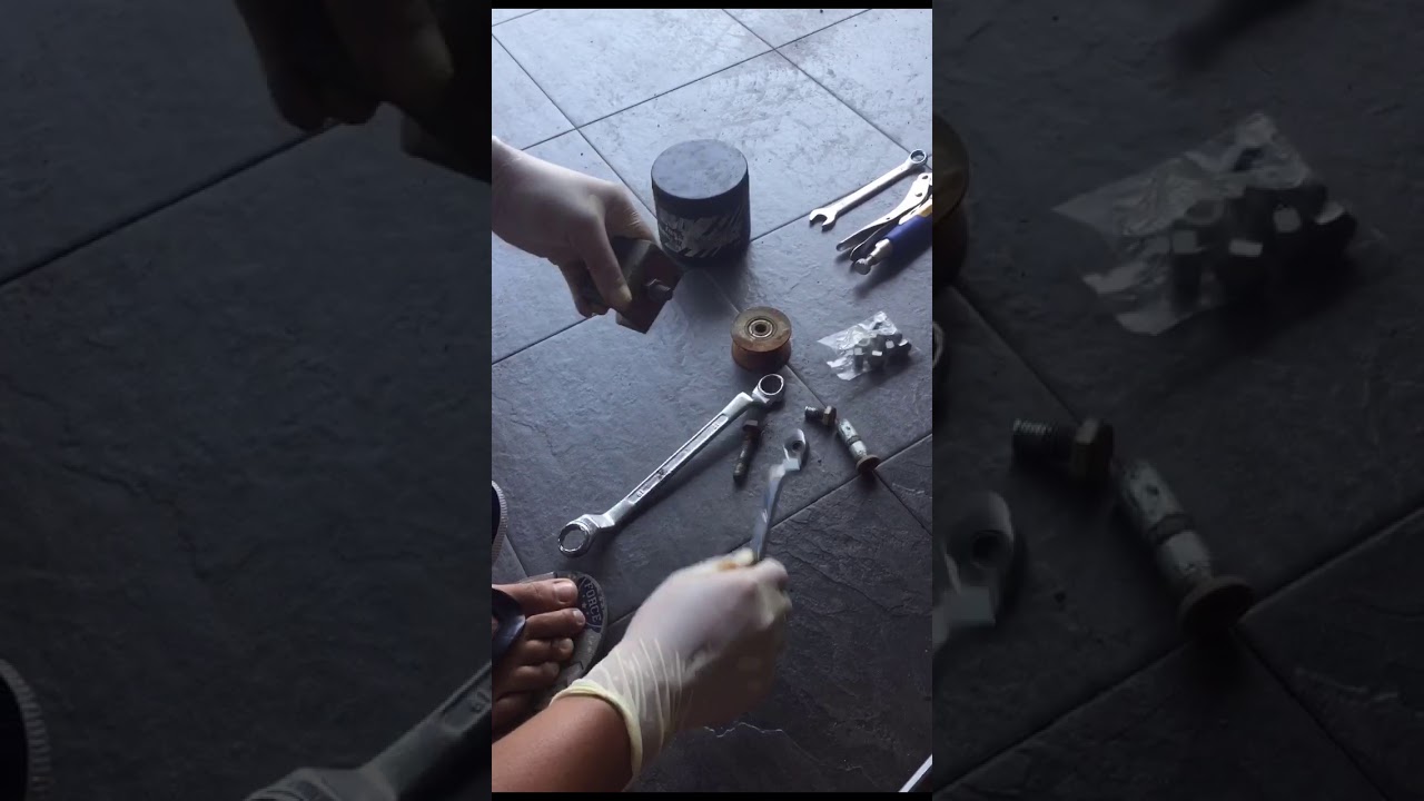 Cara diy roda pintu pagar jimat kos mudah padu dan terbaik......