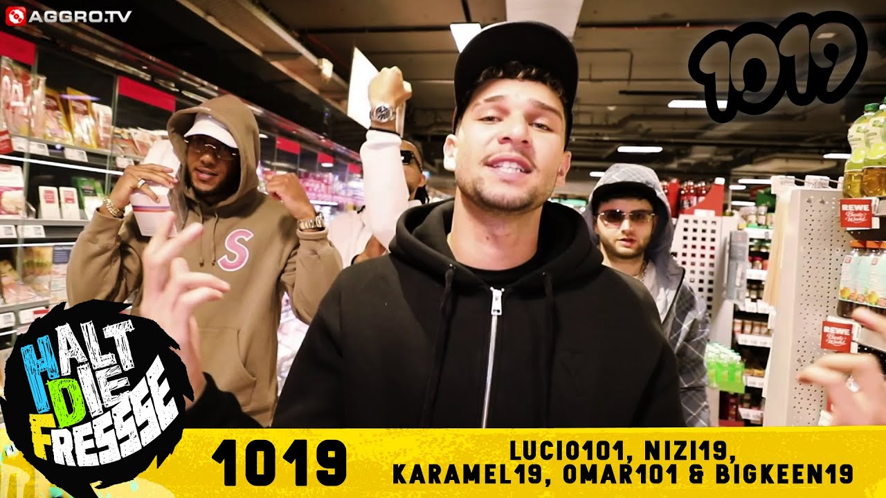 LUCIO101, NIZI19, KARAMEL19, OMAR101 & BIG KEEN19 [1019 RECORDS] - HALT DIE FRESSE 443 (AGGROTV)