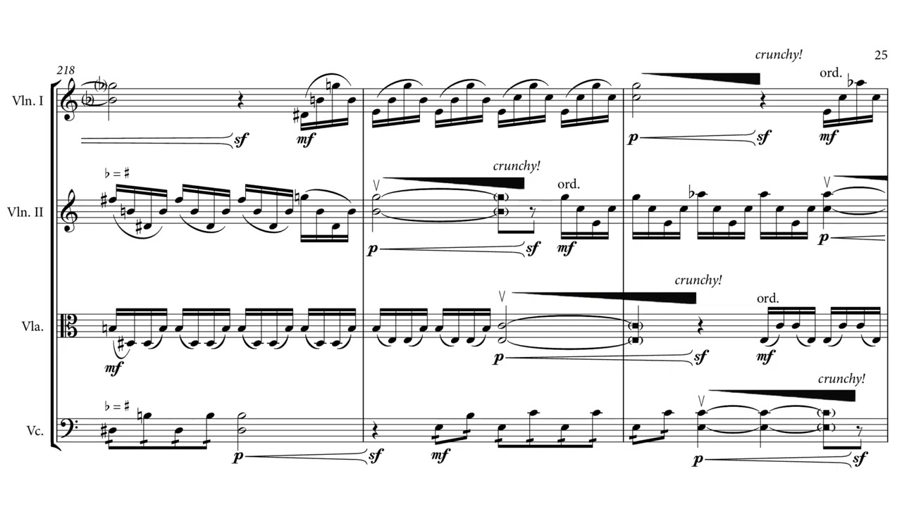 Bobby Ge - Celeste Forma, for string quartet