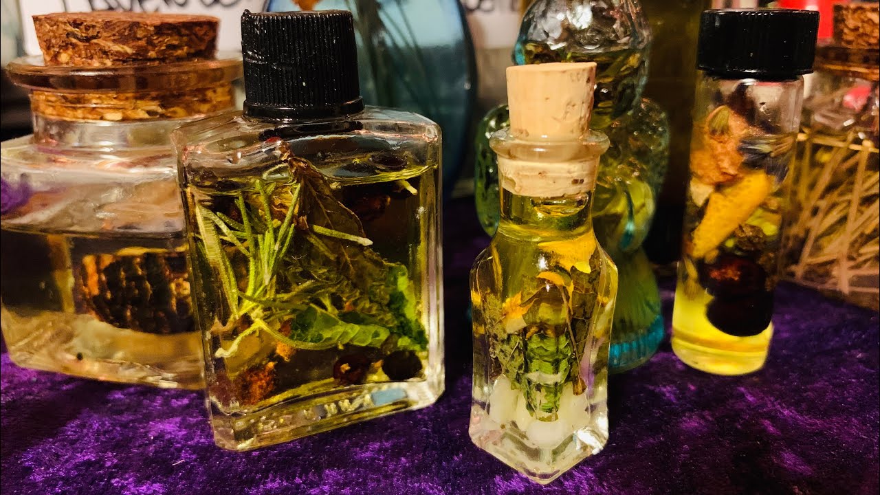 VLOGOWEEN 2019 DAY 22 MAKING MAGICAL OILS
