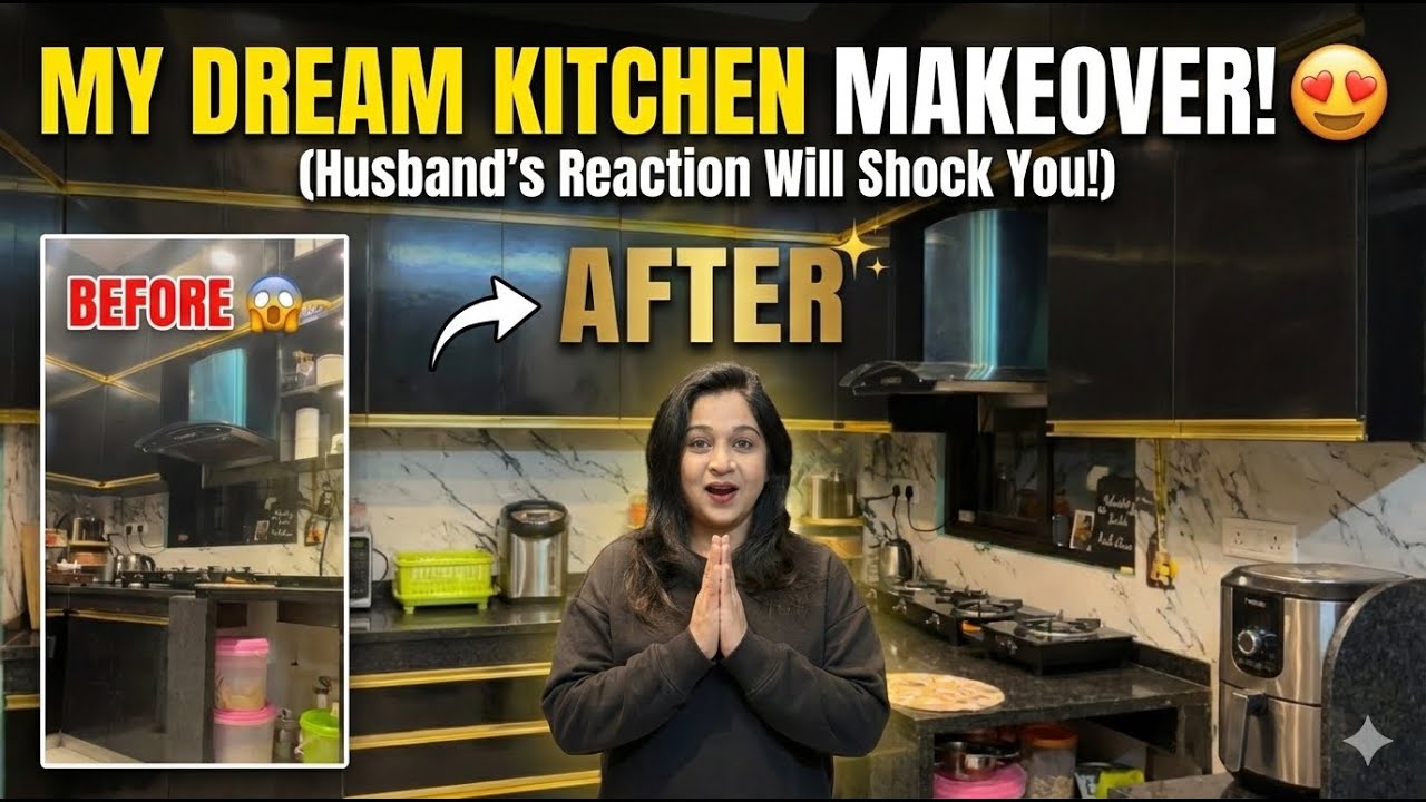 I Transformed My Kitchen Overnight 😱| My Kitchen Makeover Shocked Everyone!