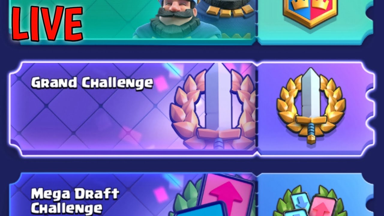 LATIHAN DECK DI GRAND CHALLENGE - CLASH ROYALE