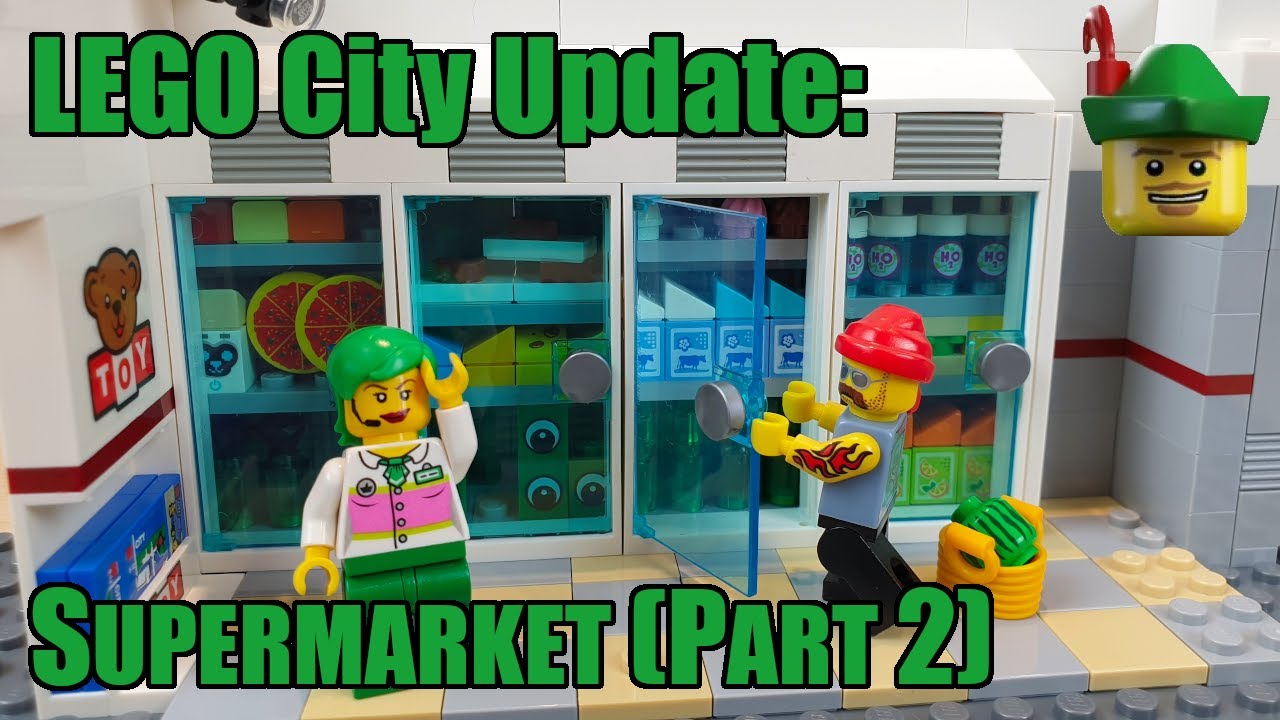 LEGO Supermarket MOC (Part 2) - Chilled & Frozen Food, Toys & ATM 🛒🏪🏹