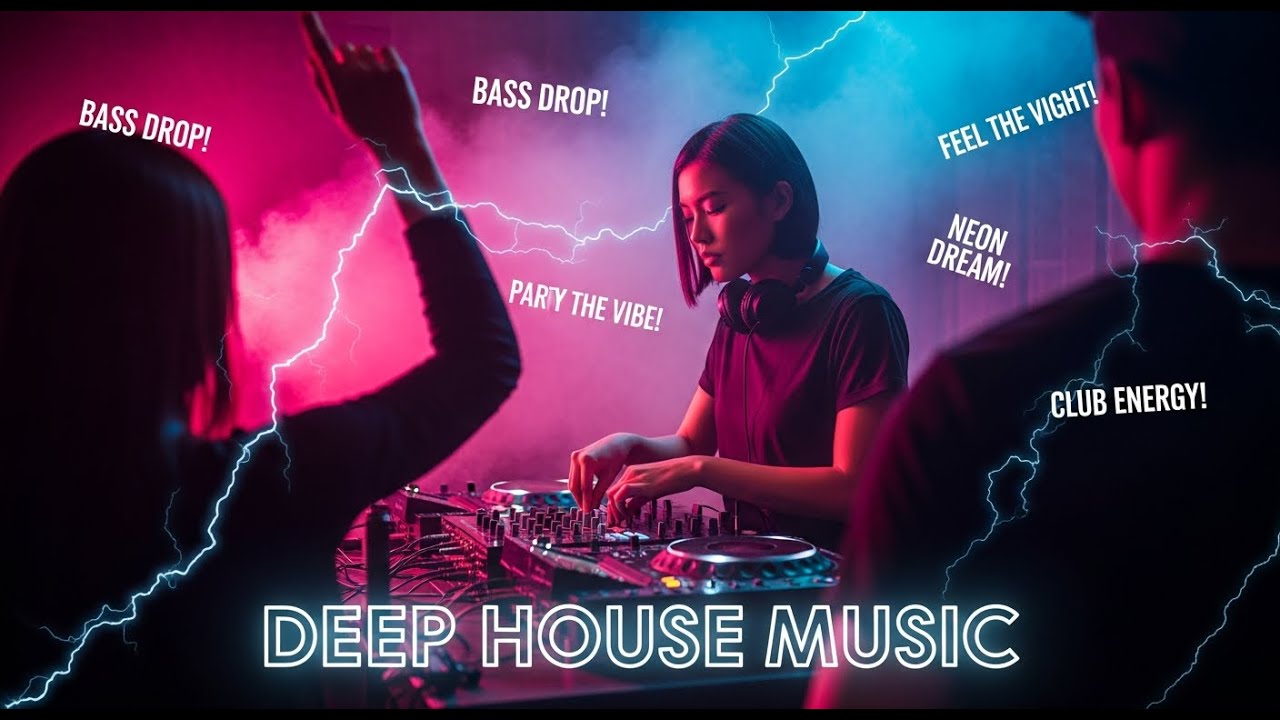 Deep House Music Club Night 🔥 Party Beats and Electronic Flow