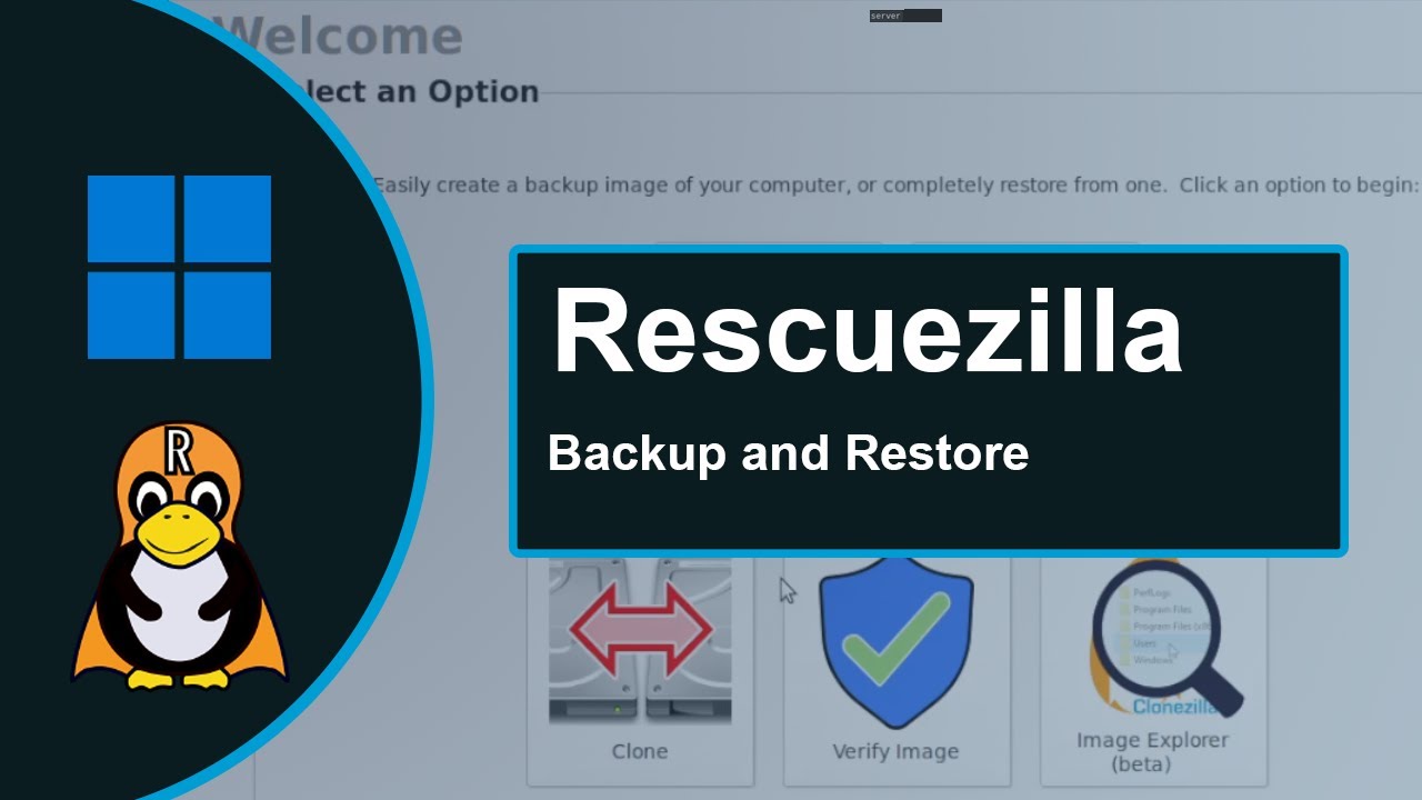 Учебное пособие Rescuezilla — резервное копирование и восстановление компьютера