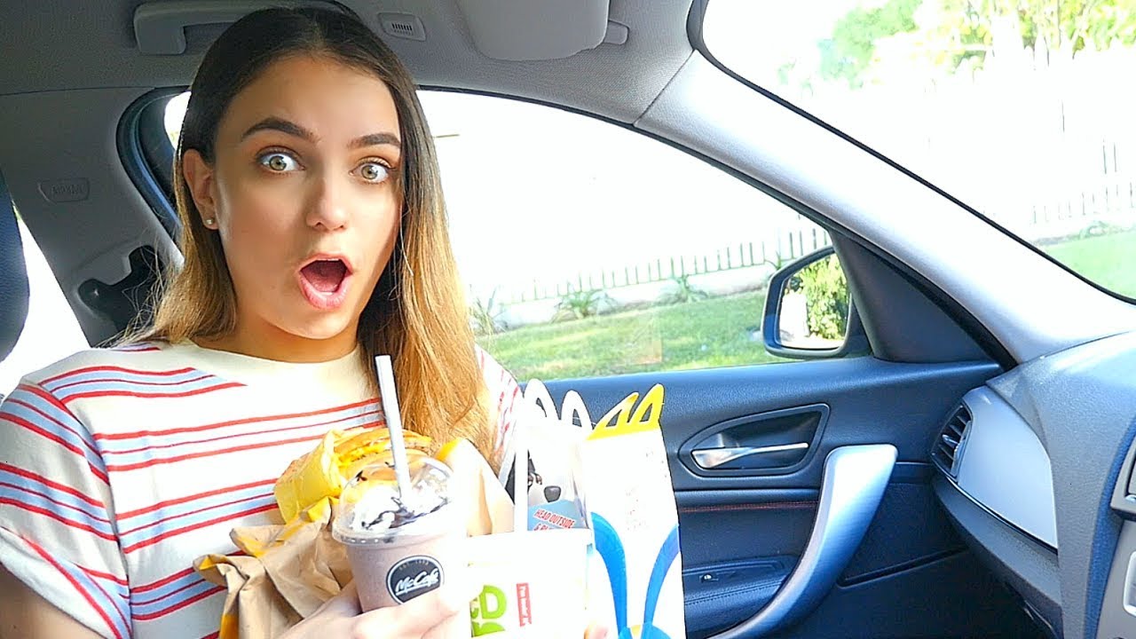 LETTING THE PERSON IN FRONT OF US DECIDE WHAT WE EAT FOR 24 HOURS!