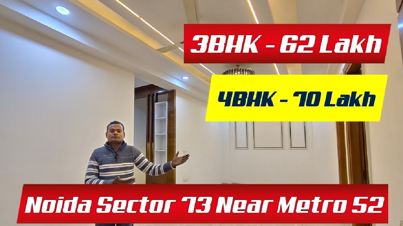 3 BHK, 4 BHK Ready To Move Flats in Noida Sec-73 | Nearest Metro 52,51 | 3BHK In Noida | 4 BHK Flat 