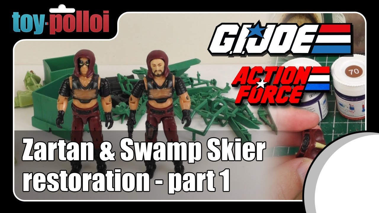 G.I.Joe / Action Force Zartan & Swamp Skier restoration - part 1 - Toy Polloi