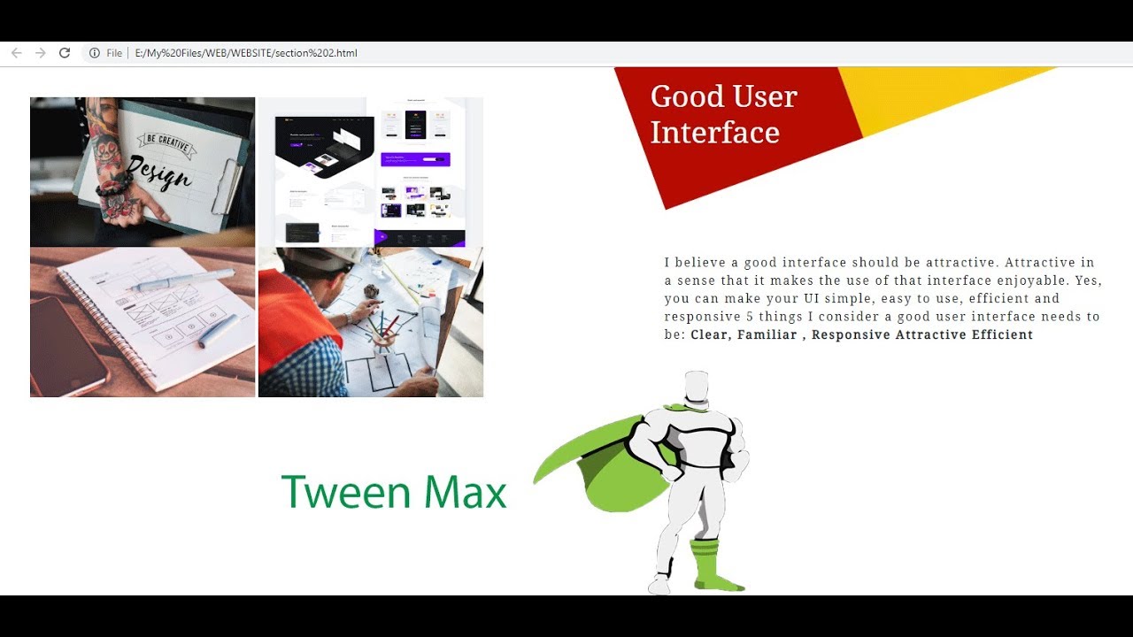 Awesome Web animation 2019 || using TweenMax