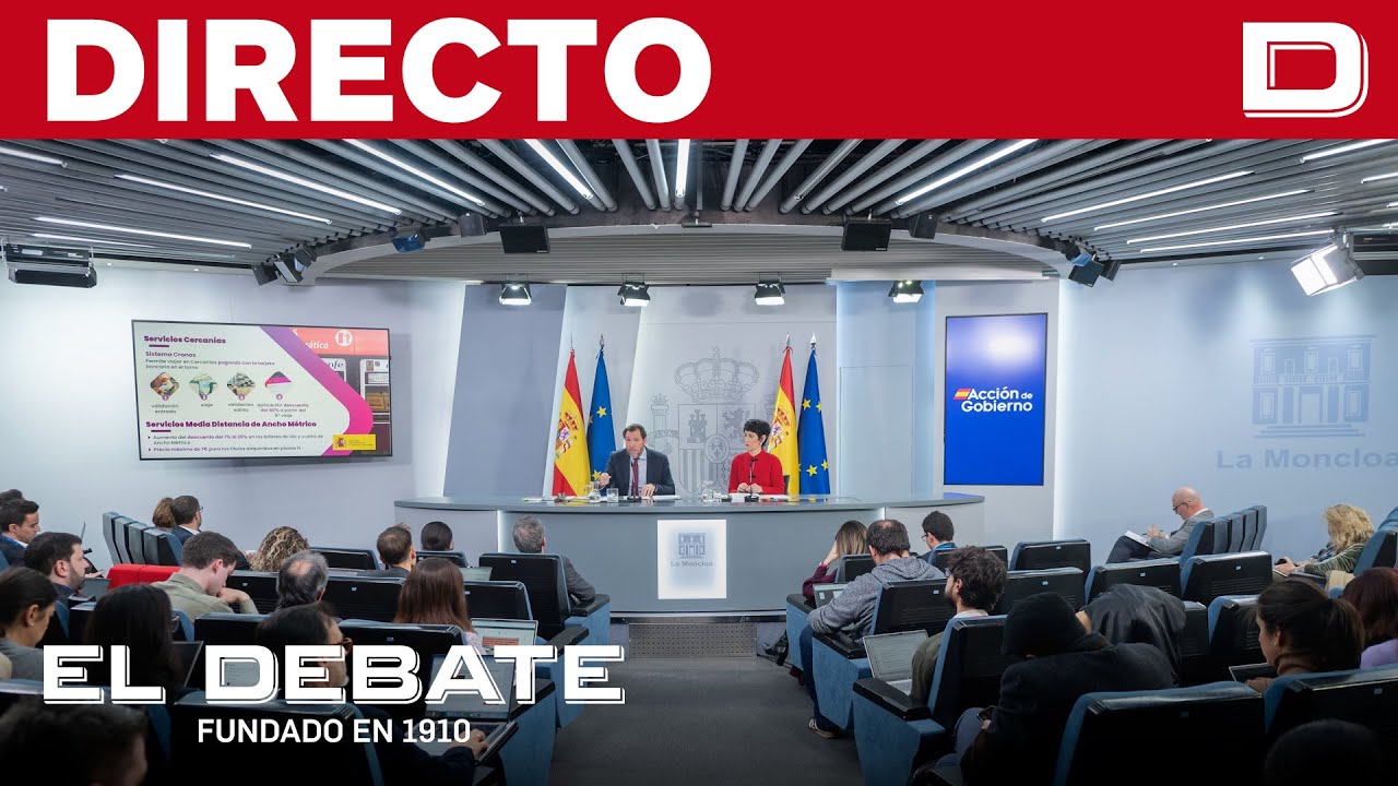 DIRECTO | Rueda de prensa posterior al Consejo de Ministros