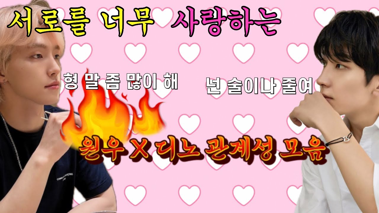 [세븐틴/원우/디노] 서로를 너무 사랑하는 원우 X 디노 관계성 모음