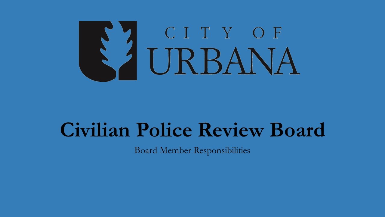Civilian Police Review Board Training - July 9, 2020